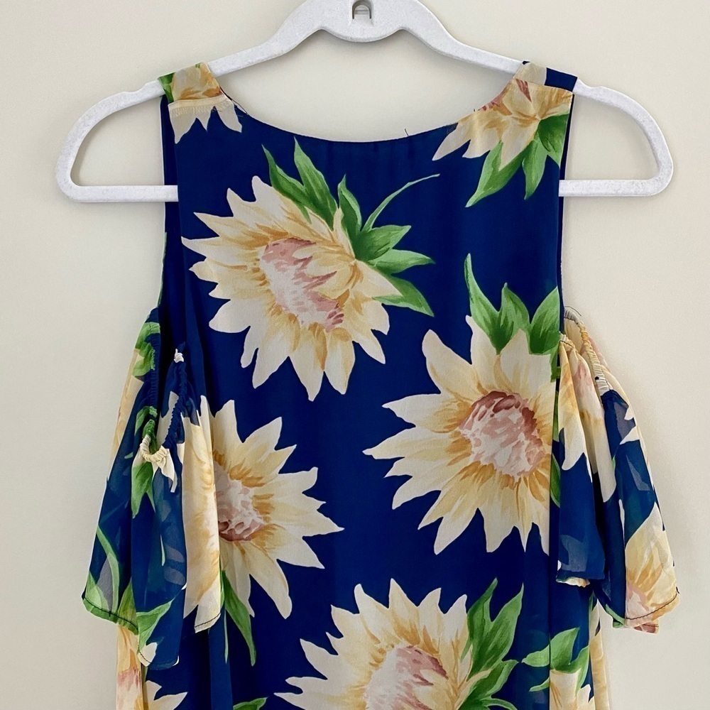 Show Me Your Mumu Birdie Sunflower Dreams Ruffle Dress XS - Picture 14 of 16